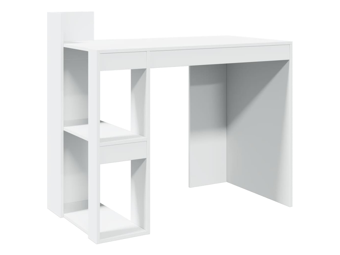 Office Desk, Office Desks Vidaxl Branco Madeira Processada (n/a)