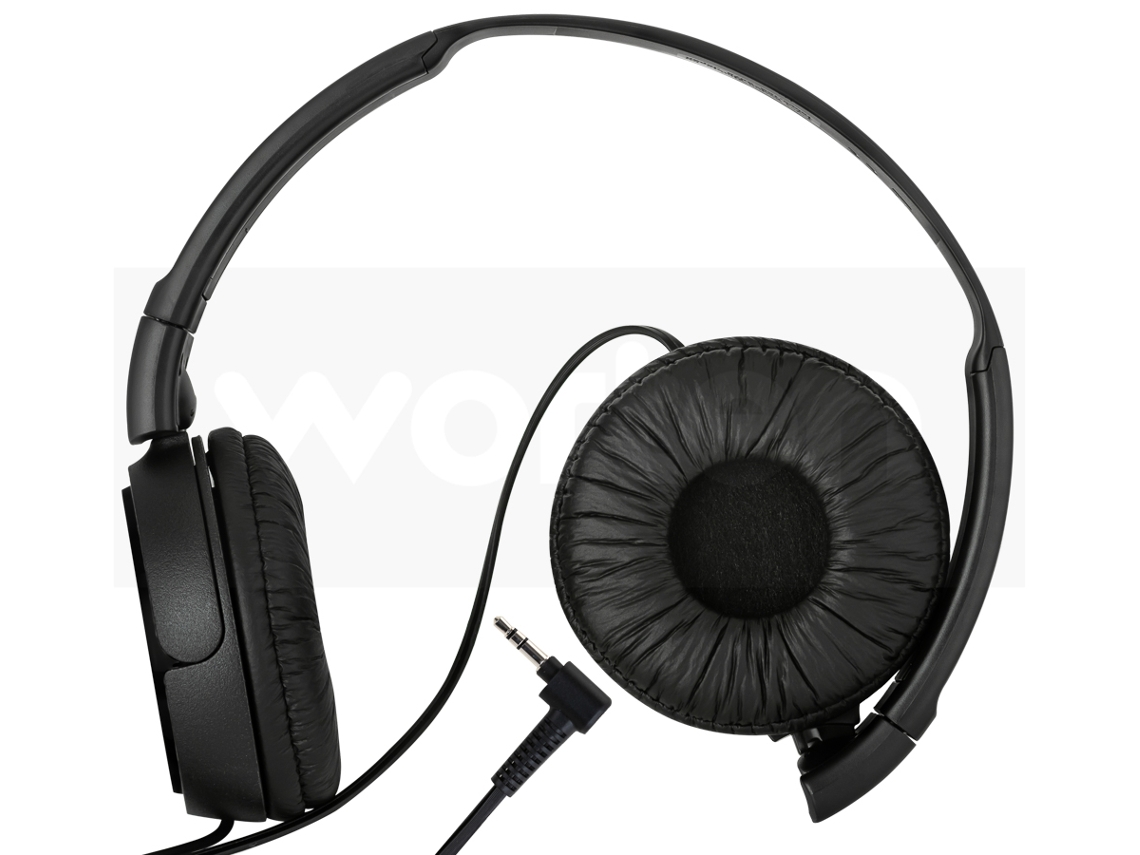 Auscultadores com Fio SONY MDRZX110 (On Ear - Preto)