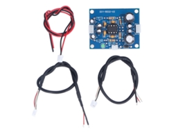 Placa de Pré Amplificador Pcb com Painel Frontal, Alimentação Única, Design de Painel Duplo, Amplificação 5 Vezes, 12‑35v