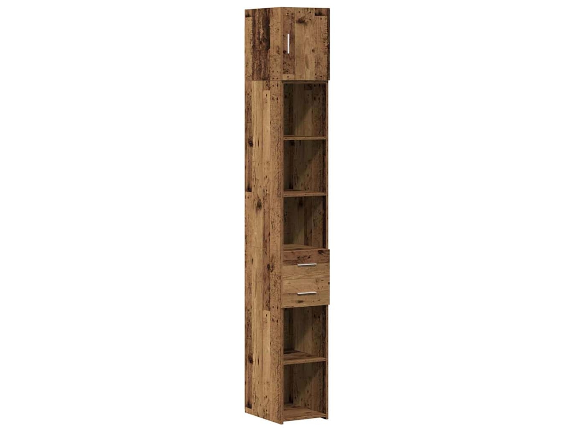 Conjunto de Roupeiros Arrumação 2 Peças Madeira Antiga 30x42,5x225 cm MAISON EXCLUSIVE
