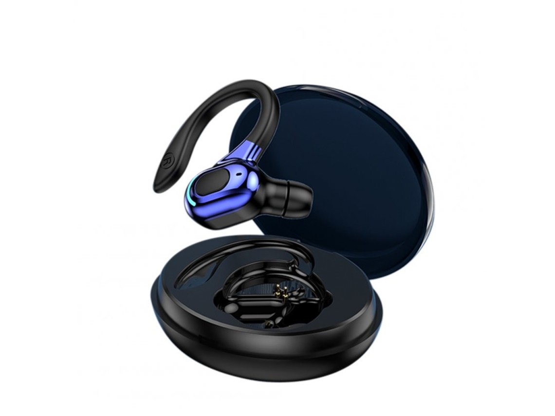 Auriculares Bluetooth True Wireless M-L8 F8 Mini Empresarial para desportos À Prova D'Água Montado na Orelha Azul