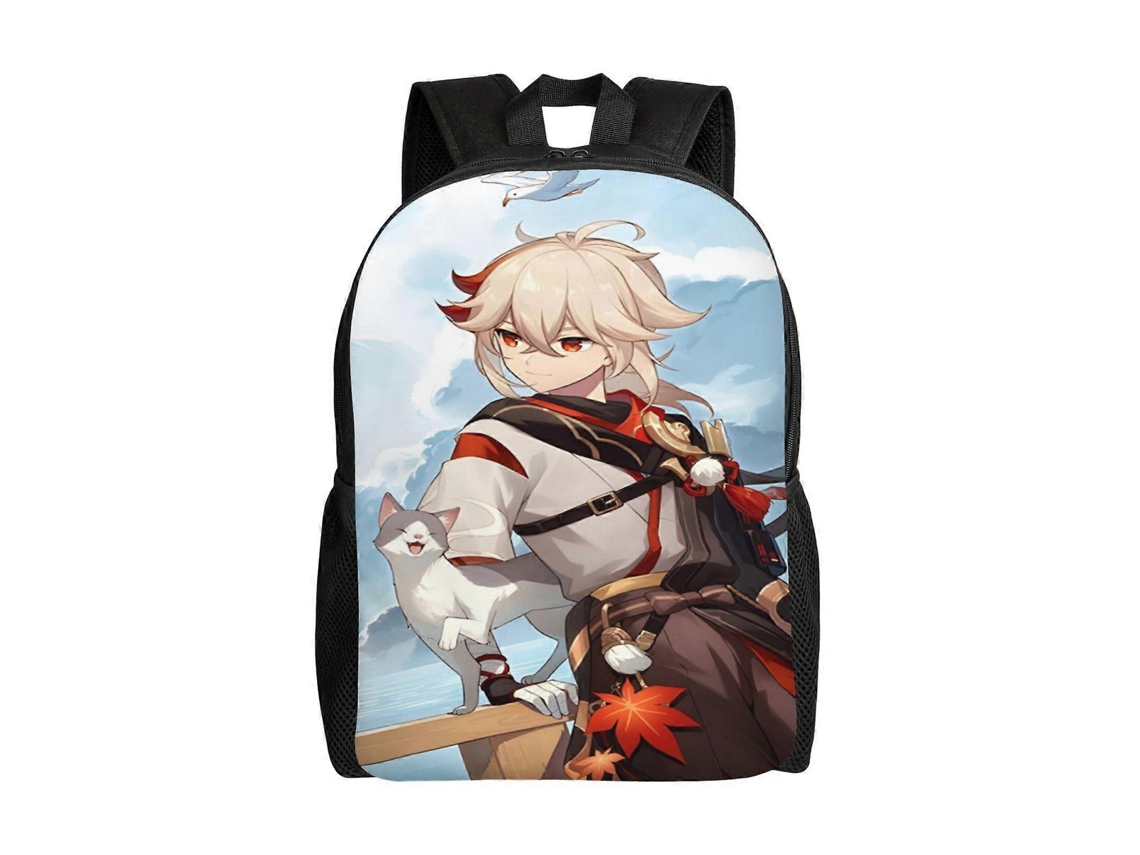 Mochila Estudantil F14 Genshin Impact, Leve E Elegante, Com Alça De Ombro Impermeável E Respirável. Olysi Shop