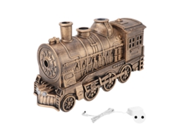 Difusor de Aromaterapia em Forma de Comboio, 300ml, Nebulização Fria, 2 Modos de Iluminação para Casa e Escritório LAXISCREED