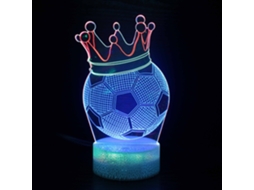 Luz da Noite de Futebol, 16 Cores Que Mudam com Controle Remoto 3d Noturna Visual Estéreo DIGITALLAB