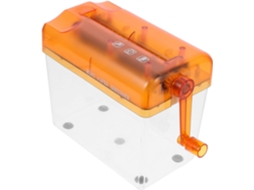 Destruidor De Papel Mini Manuel Orange Abs Compact