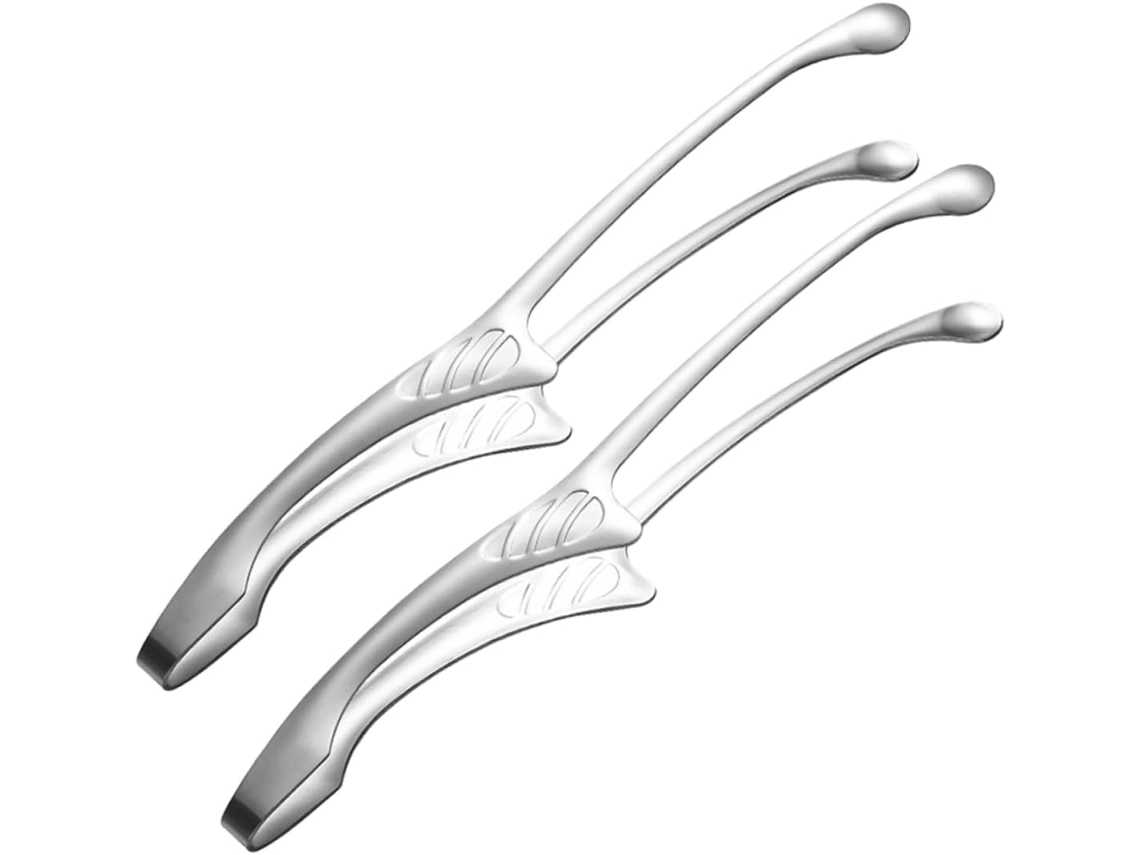 Pinças Para Servir Sosoport Em Aço Inoxidável, 4 Peças, Utensílios Práticos Para Churrasco E Piqueniques, Design