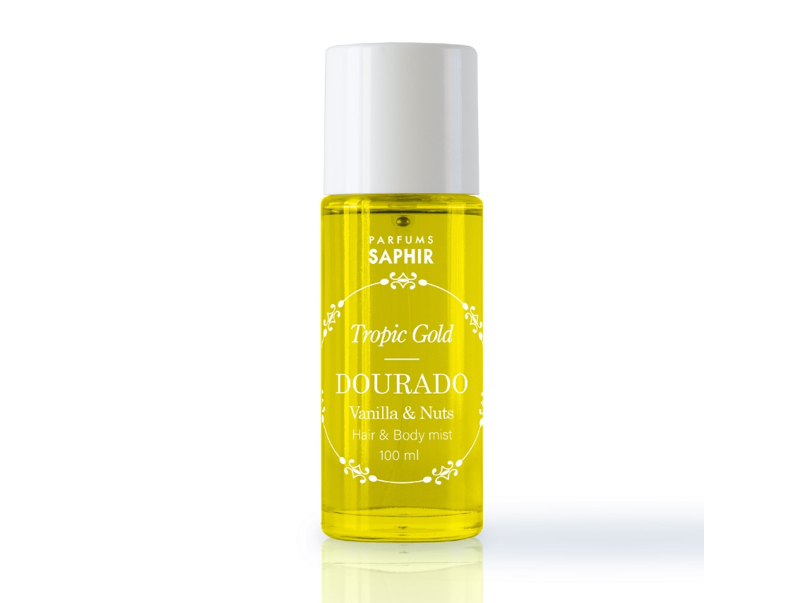 Spray para Cabelo e Corpo SAPHIR Tropic Gold 100ml Dourado