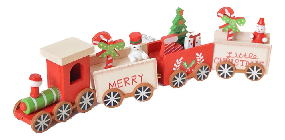 Trem De Natal, Enfeite De Natal, Decoração De Natal,vayotoy