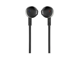 Auriculares com Fio JBL T 205 (In Ear - Microfone - Preto)