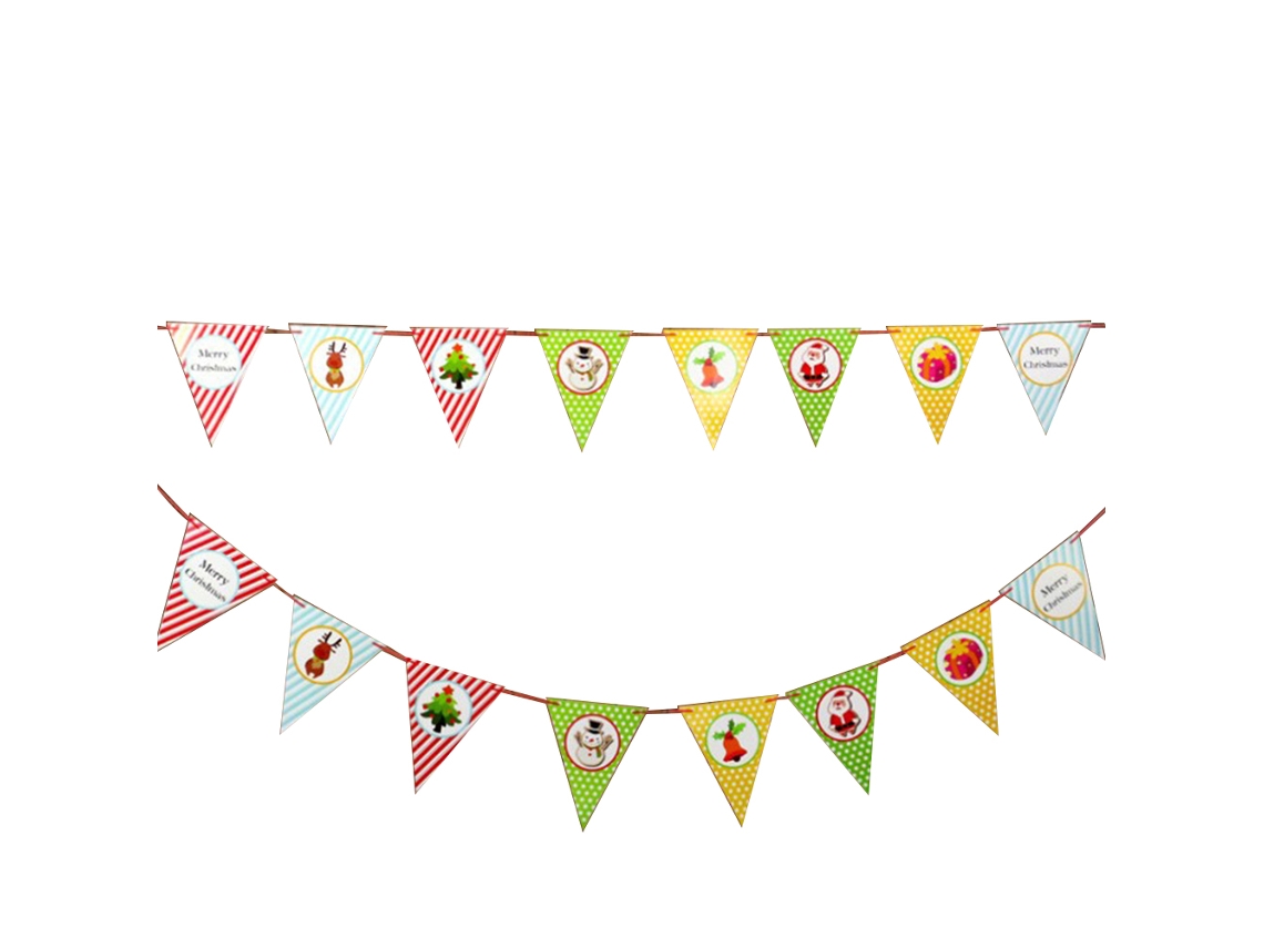 Decoração Natalina Com Bandeirola Laxiscreed Para Festas, Celebrações E Eventos Natalícios