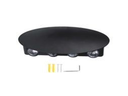 Lâmpada de Parede Led Externa 8w Impermeável Ip66 Branco Quente Ac85 265v para Corredor Jardim