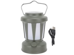 Lanterna De Acampamento Alimentada Por Energia Solar, Recarregável Por Usb, Com Ajuste Contínuo, Estilo Retrô, Lâmpada Para Barrac Aquaforge