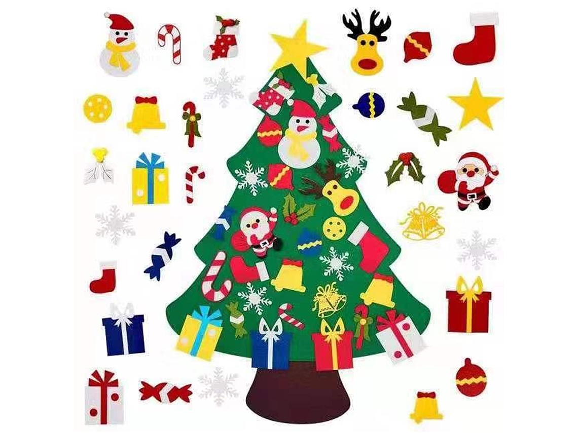 Decorações de Natal Pingente de Natal de Feltro Não Tecido Estilo3