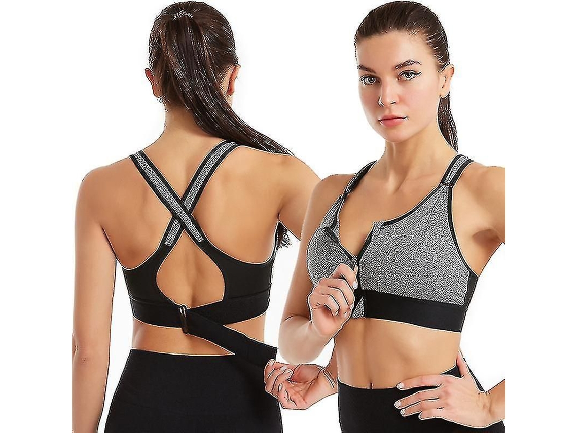 Sutiã Ajustável com Suporte Máximo e Fecho Zipper | S/MARCA