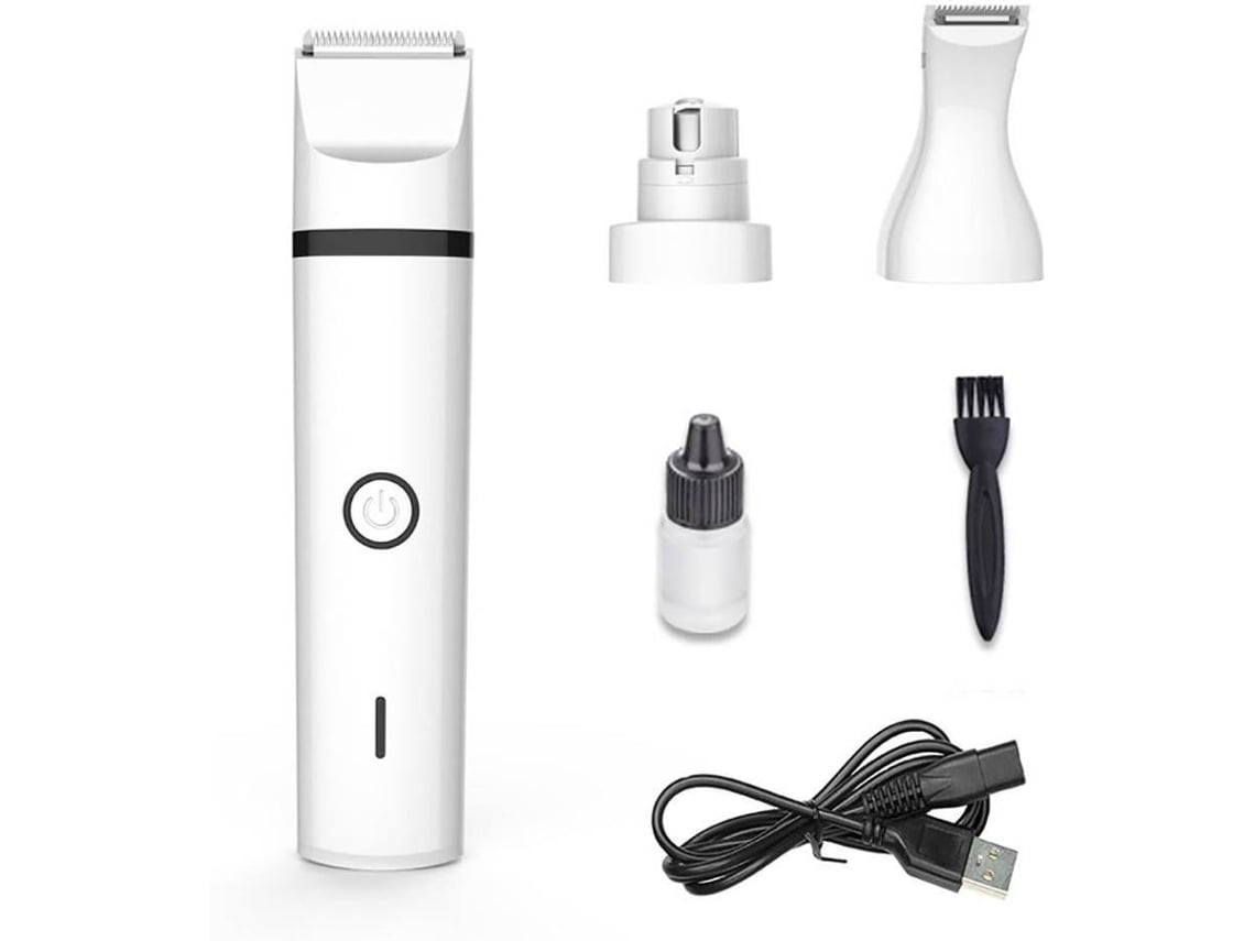 Máquina Tosquia 3 Em 1 Branco*