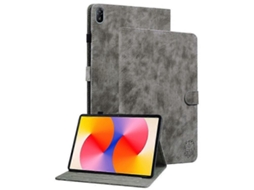 Capa Protetora Antiderrapante Em Couro Pu Com Estampa De Tigre, Compatível Com O Tablet Huawei Matepad Se 11.