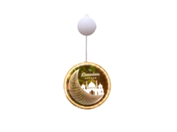 Moon Castle Pendente Led para Festival Ramadan, 24cm LAXISCREED