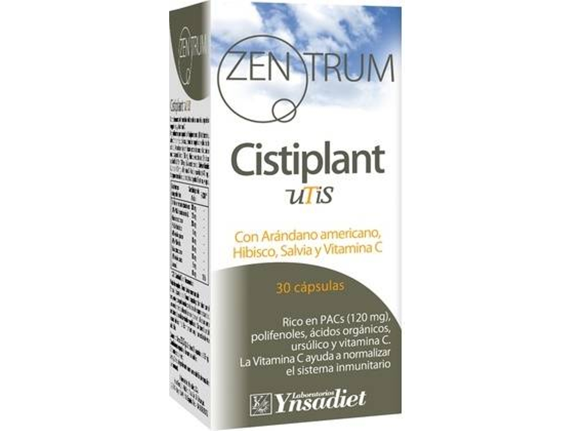 Suplemento Alimentar ZENTRUM Cistiplant Uttis (30 cápsulas)