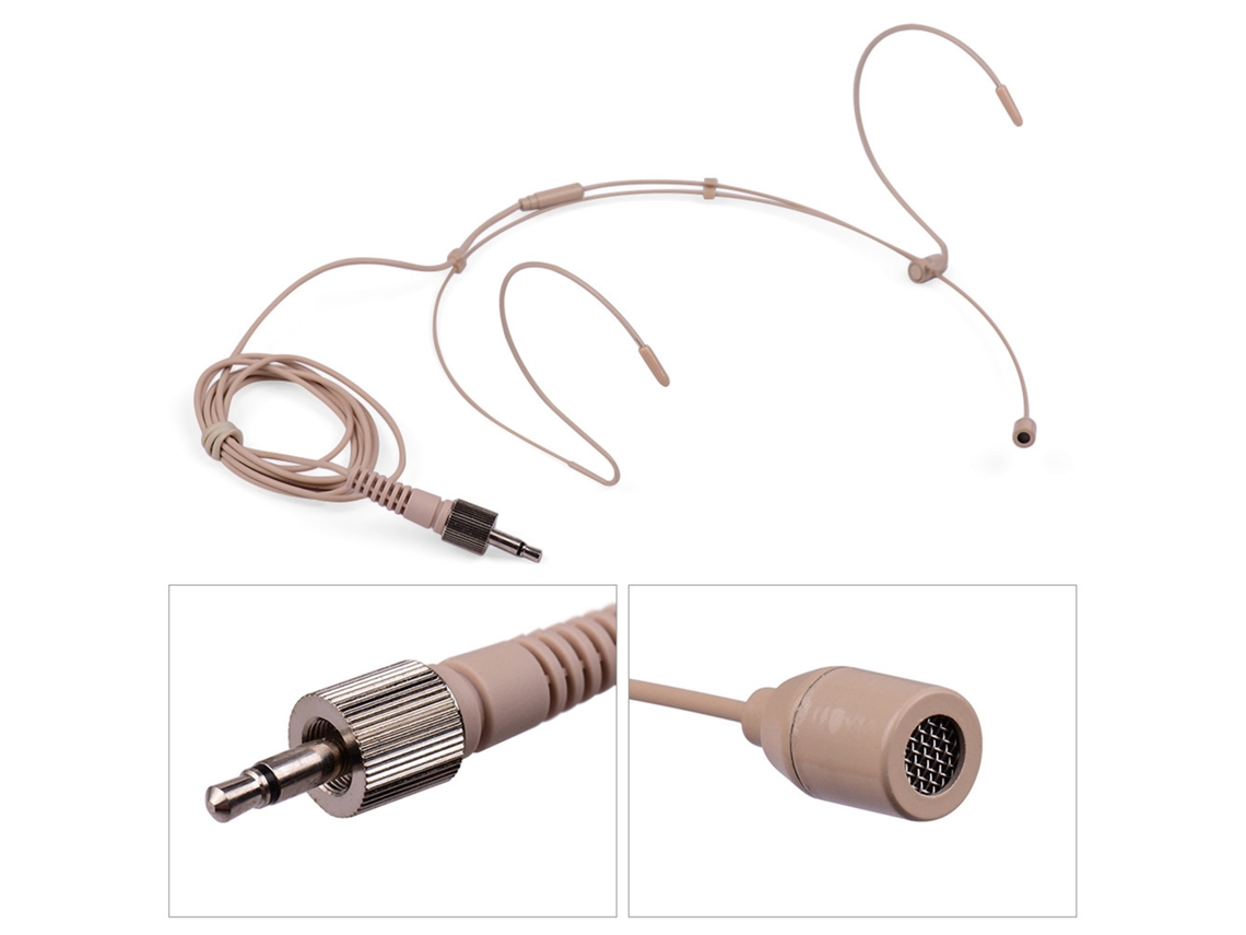 Head Mounted Microphone Unidirectional High Sensitivity Condenser Headset Microphone For Speech Teaching LAXISCREED