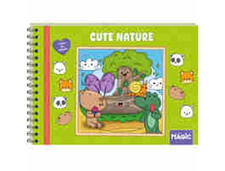 Livro Cute Nature - Para Colorir De Magic Kids (português Do Brasil)