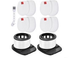 Kit De Filtros Para Aspirador Pó Sem Fio Shark Iz400 Iz420 Iz400uk,