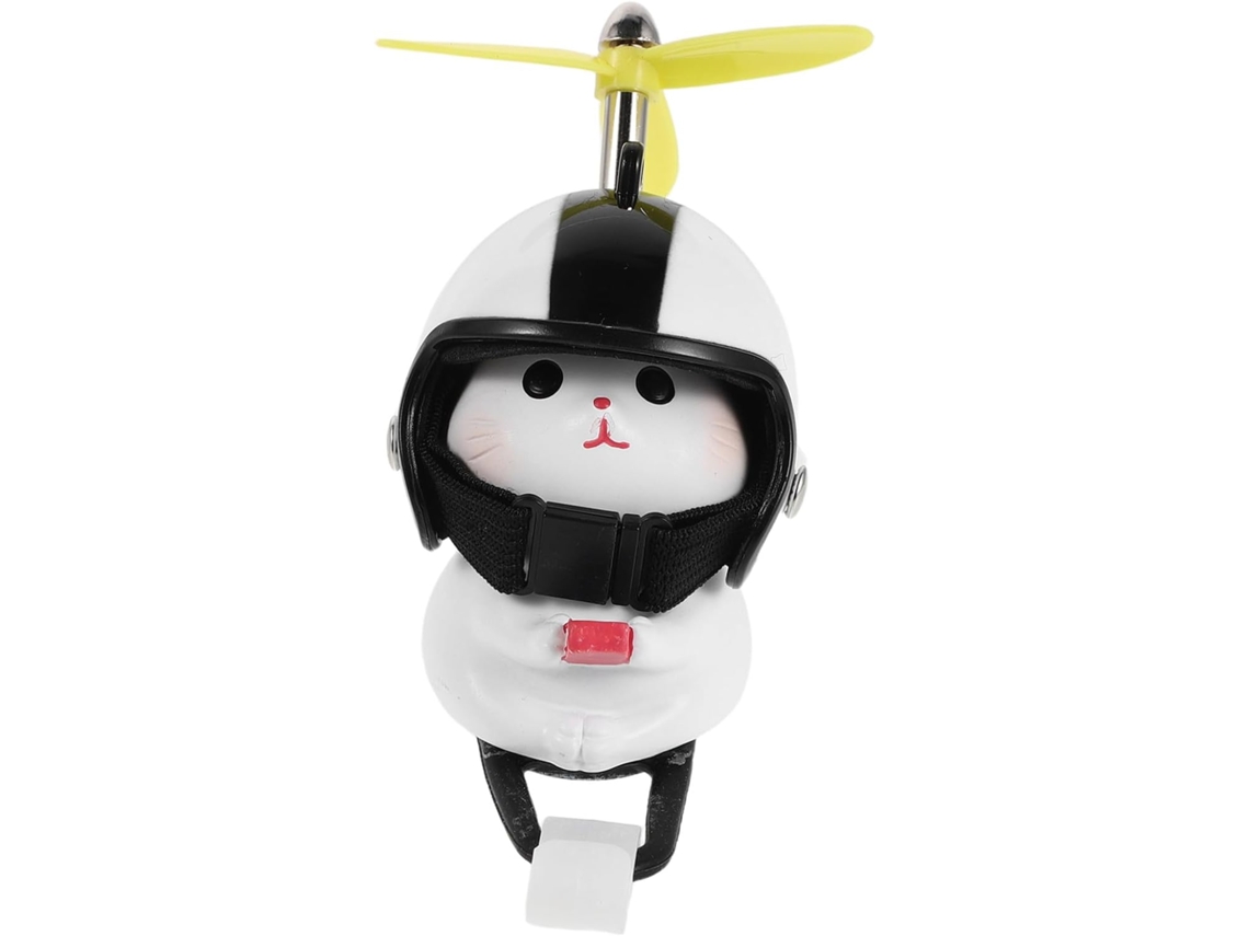 Gato Decorativo Em Resina Para Guidão De Bicicleta E Painel De Carro, Acessório Fofo E Versátil.