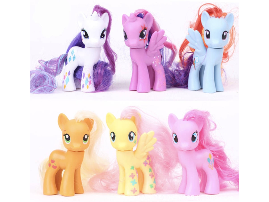Figuras EASTVAPS Mini Pony (6 Peças)