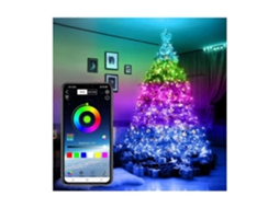 Guirlanda Luminosa Led, Tema De Natal, Ligação Bluetooth, Para Festas, Casamentos, Janelas, Árvores E Composição Sazonal