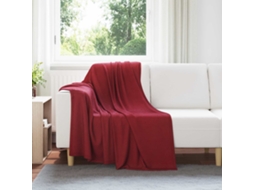 Vidaxl Cobertores De Sofá 24 Pcs Vermelho Bordeaux 170 X 130 Cm Lã
