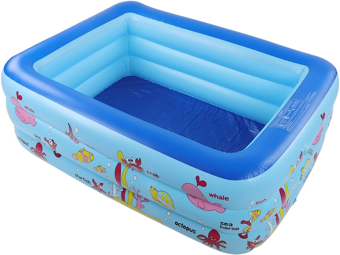 Piscina Inflável Resistente em Pvc Grosso para Toda a Família CHABERLU