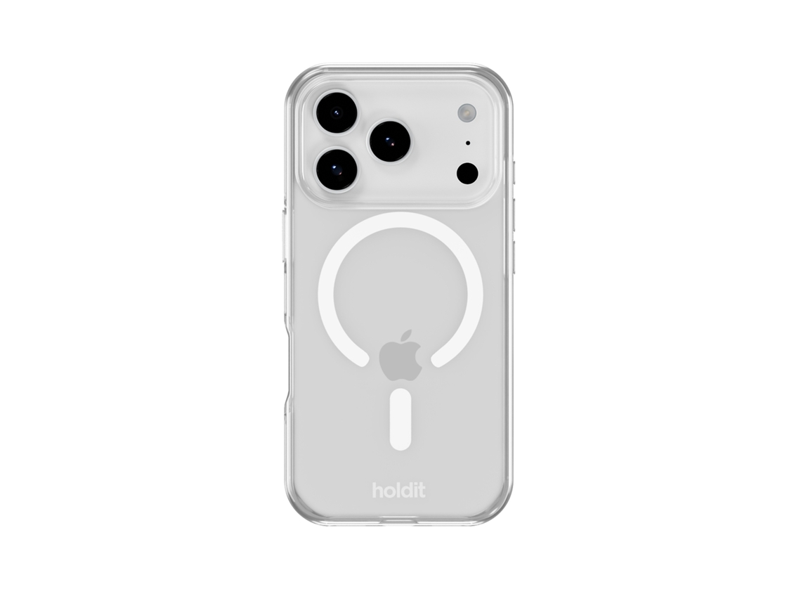 Capa Magsafe Para Iphone 17 Pro Branca/transparente