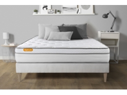 Colchão Base Memo Luxe SEPTNUITS Espuma com memória Branco (140x200cm)