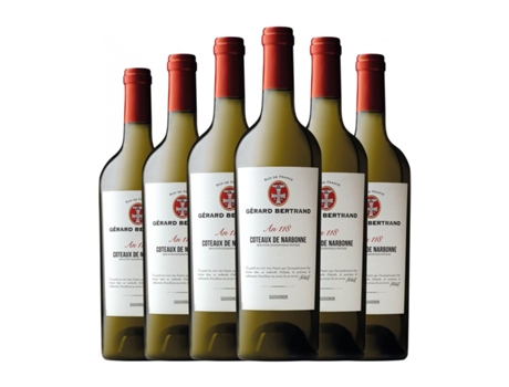 Vinho branco GÉRARD BERTRAND Héritage 118 Sauvignon Branca (0.75 L - 6 Unidades)
