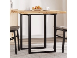 Vidaxl Tampo De Mesa Quadrado 80x80x4 Cm Madeira De Acácia Maciça