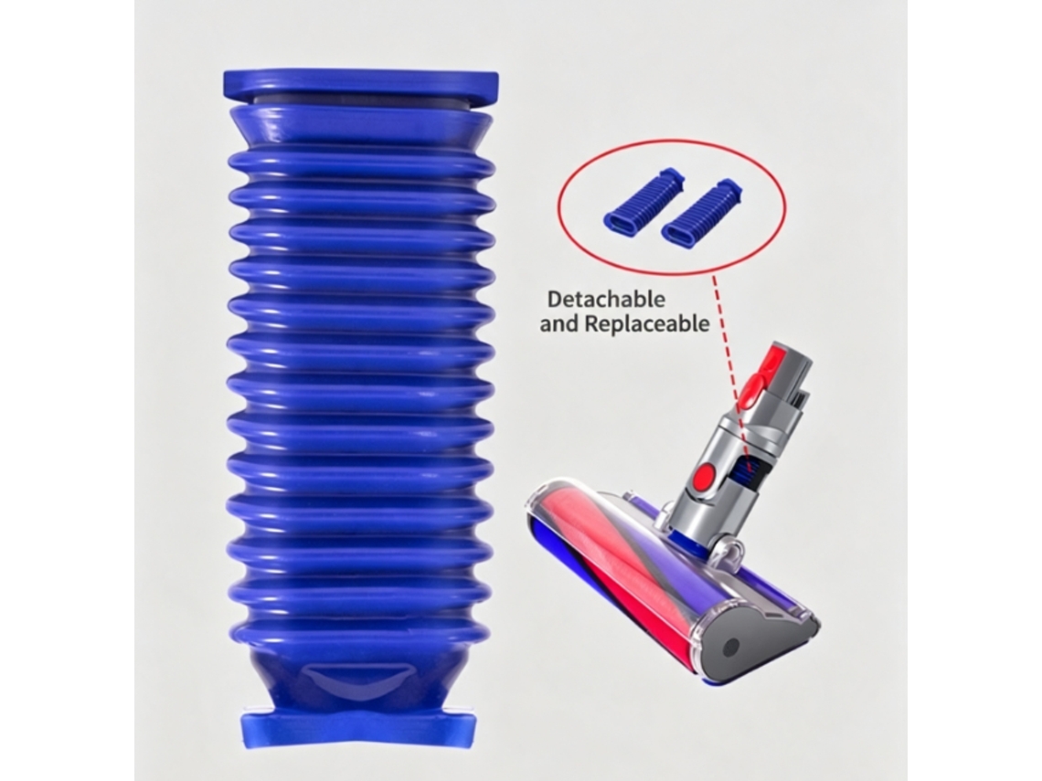 Peças De Reposição Para Aspirador De Pó: Kit Com 2 Peças (mangueira Azul E Escova De Rolo Macia, Ferramenta De Desmontagem Incluída)