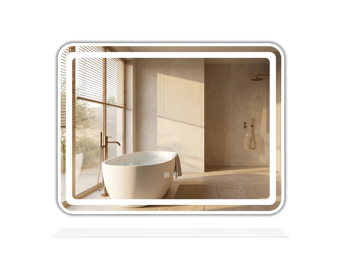 Espelho de Parede REA L 8060 Transparent 80x60 Led