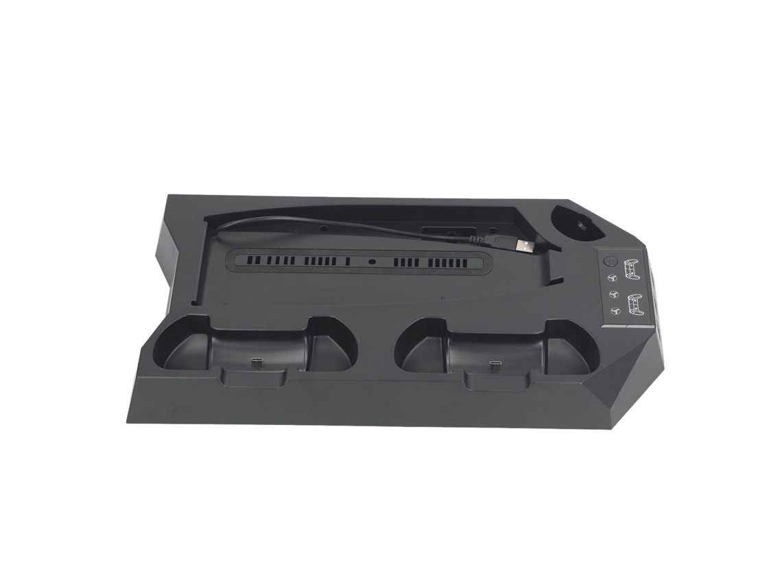 Primerox suporte de Resfriamento Silencioso com Docking Station para Carregar Controladores Ps5 Slim