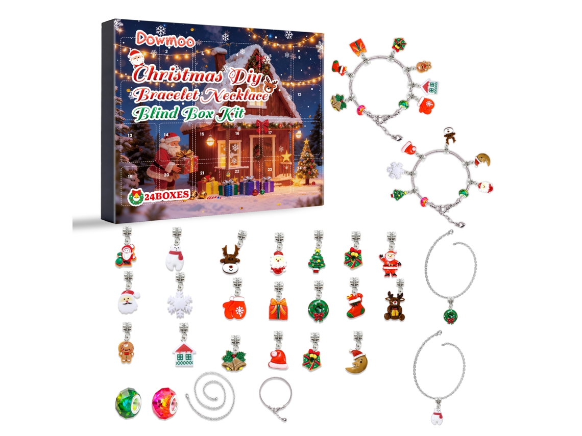 Pulseira Colar Diy Natal Caixa Cega 24 Grade