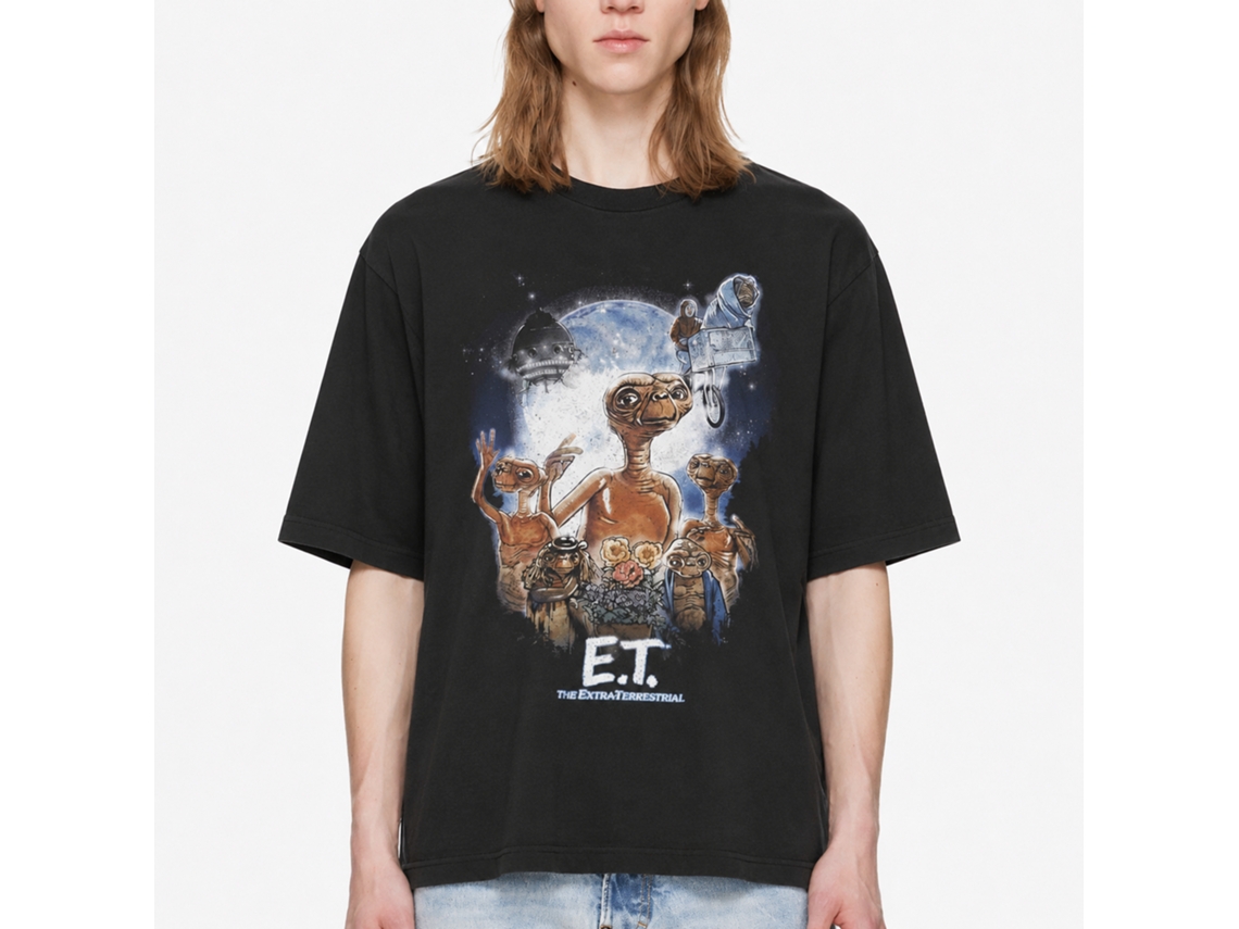 Rockinstone E.t. Multiple E.t. With Moon Smoke T-shirt Size:m
