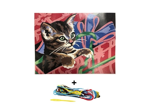Kit Canevas 18 X 14 Cm Margot Canevas Motivo O Presente Interstiss Ma