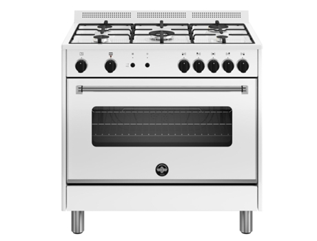 Fogão LA GERMANIA AMN 965 GBV BT (113 L - Gás Natural - Branco)