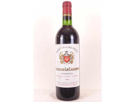 Vinho Tinto CHÂTEAU LA CABANNE 1981 (75 cl - 1 unidade)