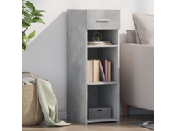 Aparador 30x42,5x93 cm Derivados de Madera Cemento Gris