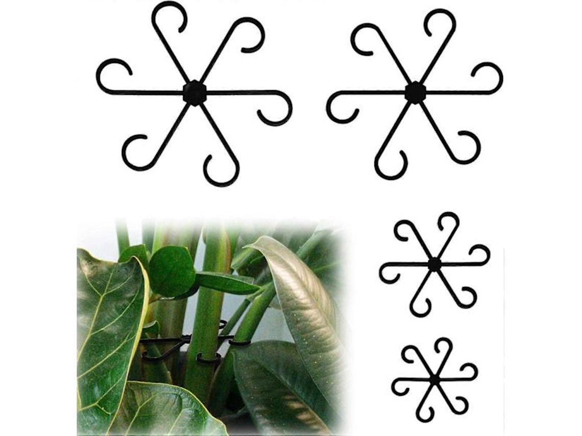 Conjunto de 12 suportes triangulares AQUAFORGE para vasos de flores, antiderrapantes e respiráveis