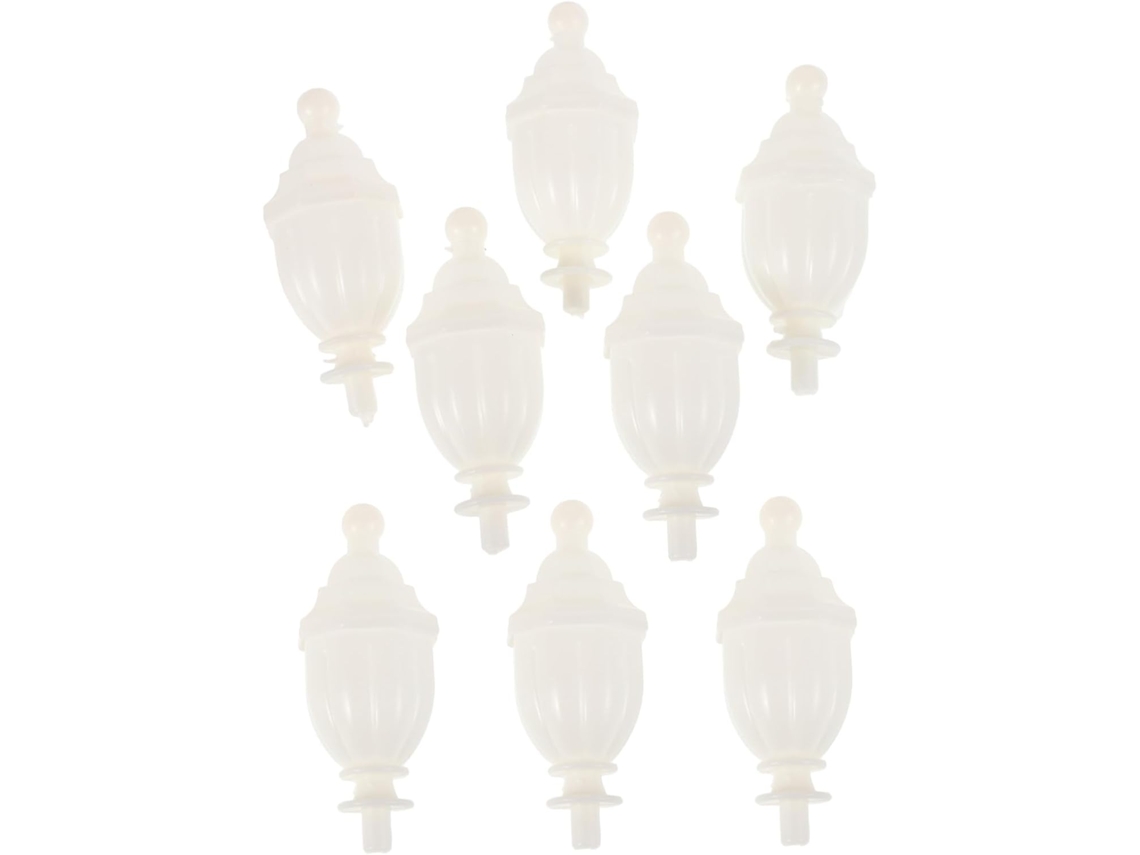 Conjunto De 8 Peças Enfeites Decorativos Para Mosquiteiro, Ornamentos De Plástico Para Postes Cama, Repelente De