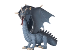 Figura De Dragão Azul De Plástico Estilo Vívido E Cute Figuras Educativas De Dragão Para Brinquedos E Decoração