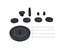 Fonte Solar Inteligente 130mm para Jardim Piscina Lagoa Peixes Banhador Pássaros com 6 Bicos | S/MARCA