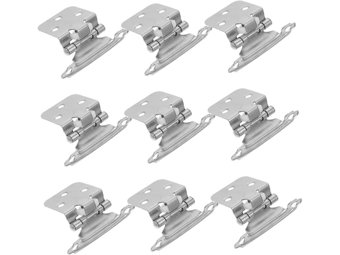 Conjunto De 10 Dobradiças Para Armários Cozinha Com Amortecedor