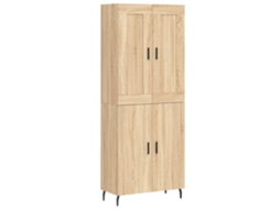 Guarda-roupa alto derivado de Madeira Cor Sonoma MAISON EXCLUSIVE (69,5x34x180 cm)