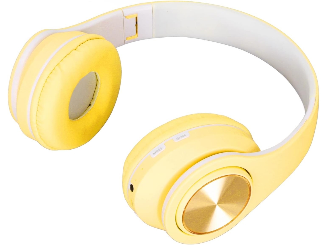 Fone De Ouvido Bluetooth Sem Fio Garsent Com Redução Ruído, Fone De Ouvido Dobrável Supra Auricular Com Luzes Rgb